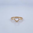 Anillo Corazon 1.6gr / T5 1/4/ Oro 18K &