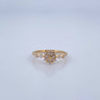 Anillo Copo De Nieve 1.55gr / T4 3/4 / Oro 18K &