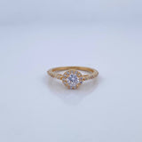 Anillo Circulo 2.3gr / T5 3/4 / Oro 18K &