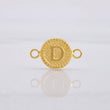 Herraje Circulo Letra D 0.55g / 1.7cm Oro Amarillo 18K