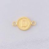 Herraje Circulo Letra D 0.55g / 1.7cm Oro Amarillo 18K