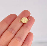 Herraje Circulo Letra D 0.55g / 1.7cm Oro Amarillo 18K