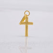 Dije Cruz Lisa 0.2g / 1.8cm Oro Amarillo 18K