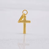 Dije Cruz Lisa 0.2g / 1.8cm Oro Amarillo 18K