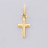 Dije Cruz Lisa 0.2g / 1.8cm Oro Amarillo 18K