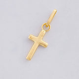 Dije Cruz Lisa 0.2g / 1.8cm Oro Amarillo 18K