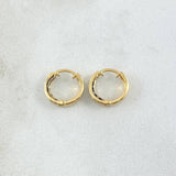 Candongas Carril 0.85gr / 1cm / Oro Amarillo 18K