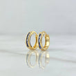 Candongas Carril 0.85gr / 1cm / Oro Amarillo 18K