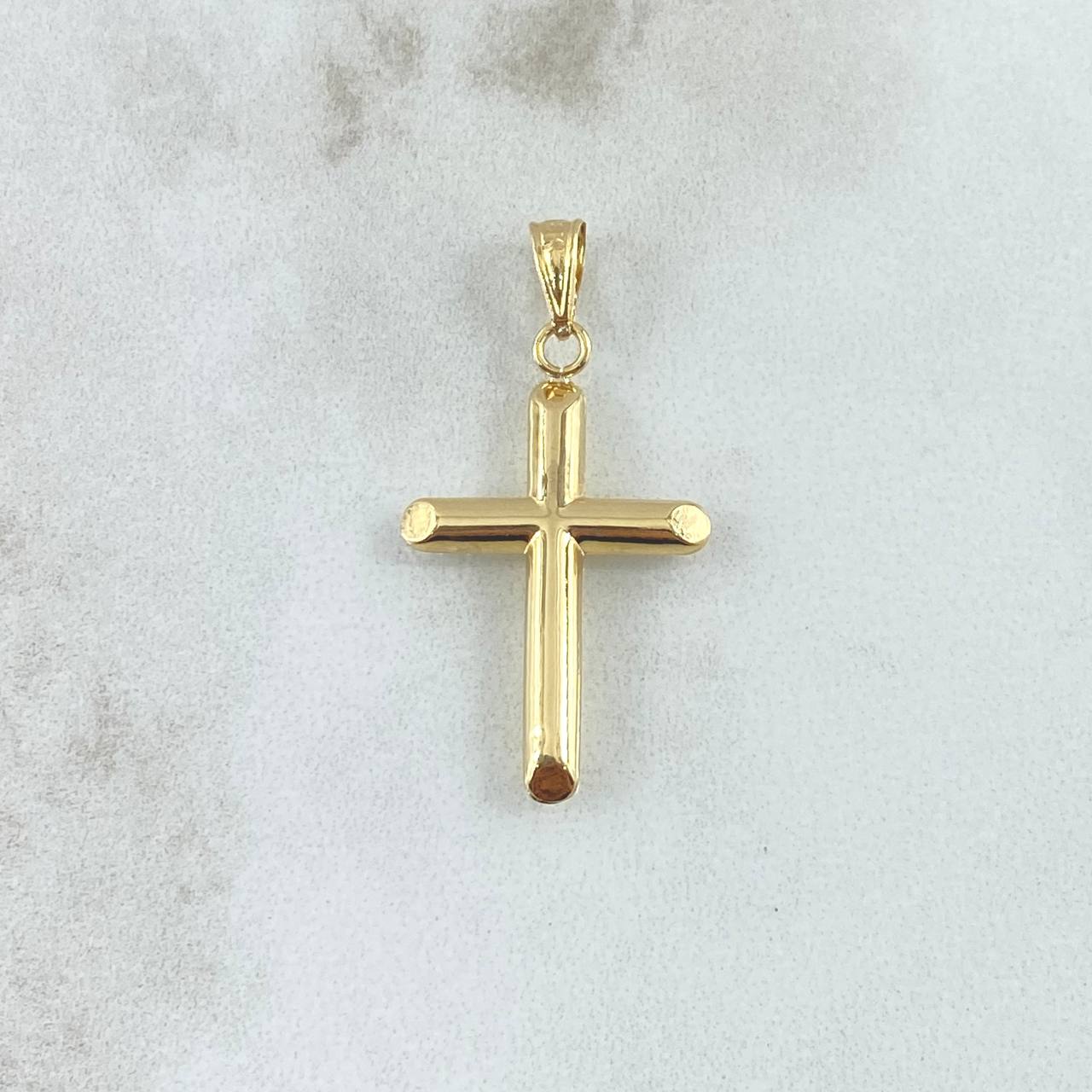 Dije Cruz 0.9gr / 3.4cm / Oro Amarillo 18K *