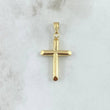 Dije Cruz 0.9gr / 3.4cm / Oro Amarillo 18K *