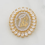 Dije Virgen Maria 2.95g / 2.4cm Oro Amarillo 18K