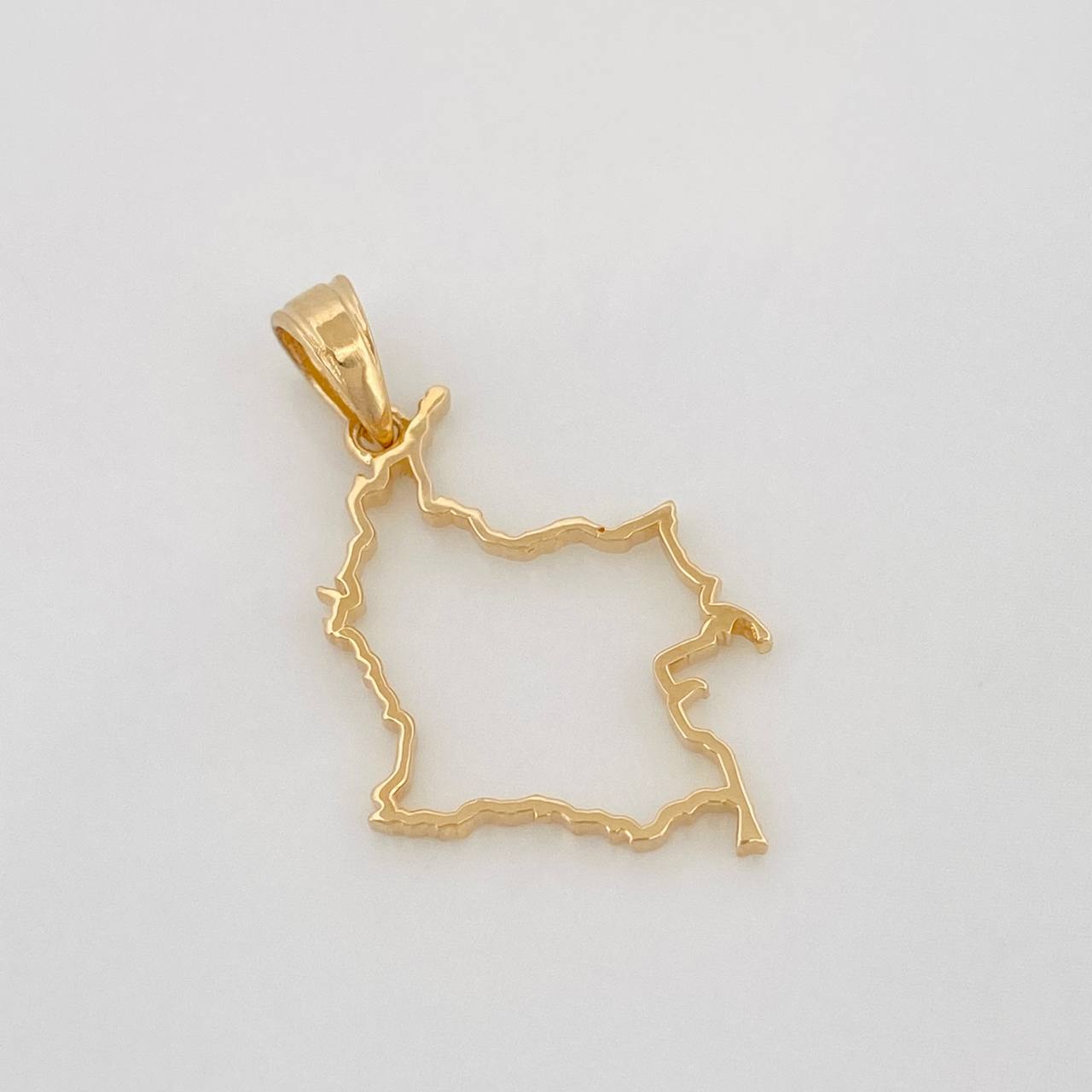Dije Mapa Colombia 1.05g / 2.8cm Oro Amarillo 18K