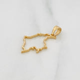 Dije Mapa Colombia 1.05g / 2.8cm Oro Amarillo 18K