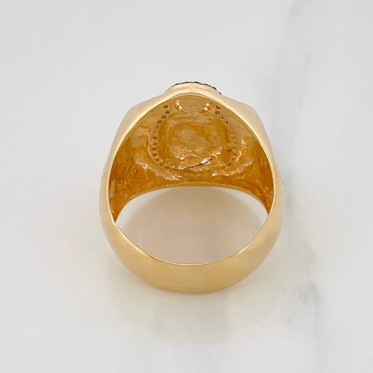 Anillo Virgen del Carmen 6.55g / T10 3/4 Oro Amarillo 18K