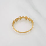 Anillo Lunas 1.55g / T7 1/2 Oro Amarillo 18K