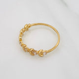 Anillo Lunas 1.55g / T7 1/2 Oro Amarillo 18K
