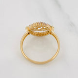 Anillo 15´s Circular 2.7g / T6 3/4 Oro Amarillo 18K