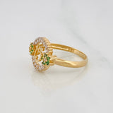 Anillo 15´s Circular 2.7g / T6 3/4 Oro Amarillo 18K