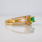 Anillo Solitario Churumbela 2.15g / T6 3/4 Oro Amarillo 18K