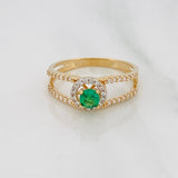 Anillo Solitario Churumbela 2.15g / T6 3/4 Oro Amarillo 18K
