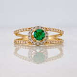 Anillo Solitario Churumbela 2.15g / T6 3/4 Oro Amarillo 18K