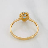 Anillo Solitario Gota 2.15g / T7 1/2 Oro Amarillo 18K