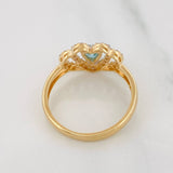 Anillo Corazon 2.25g / T5 3/4 Oro Amarillo 18K