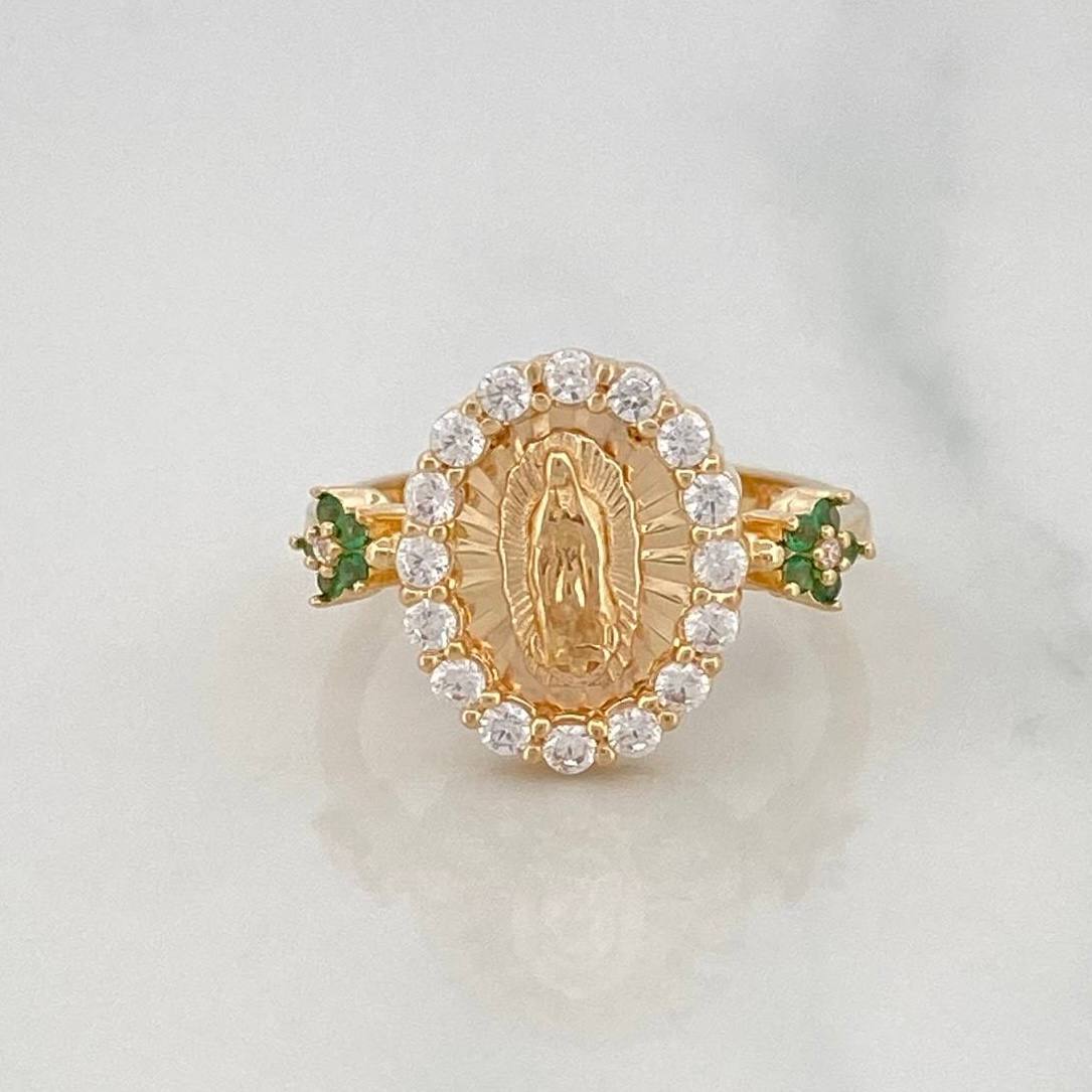 Anillo Virgen Milagrosa 3.55g / T6 1/4 Oro Amarillo 18K