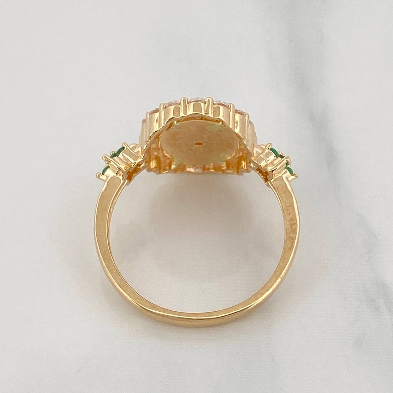 Anillo Virgen Milagrosa 3.55g / T6 1/4 Oro Amarillo 18K