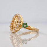 Anillo Virgen Milagrosa 3.45g / T6 Oro Amarillo 18K