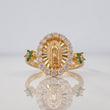 Anillo Virgen Milagrosa 3.45g / T6 Oro Amarillo 18K