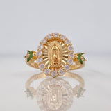 Anillo Virgen Milagrosa 3.45g / T6 Oro Amarillo 18K