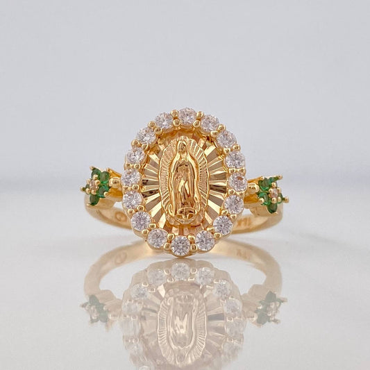 Anillo Virgen Milagrosa 3.55g / T6 1/4 Oro Amarillo 18K