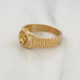 Anillo Correa Corona 3.95g / T7 1/4 Oro Amarillo 18K