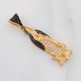 Dije Virgen Guadalupe 4.5g / 4cm Dos Oros Negro Amarillo 18K