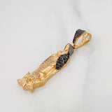 Dije Virgen Guadalupe 4.5g / 4cm Dos Oros Negro Amarillo 18K