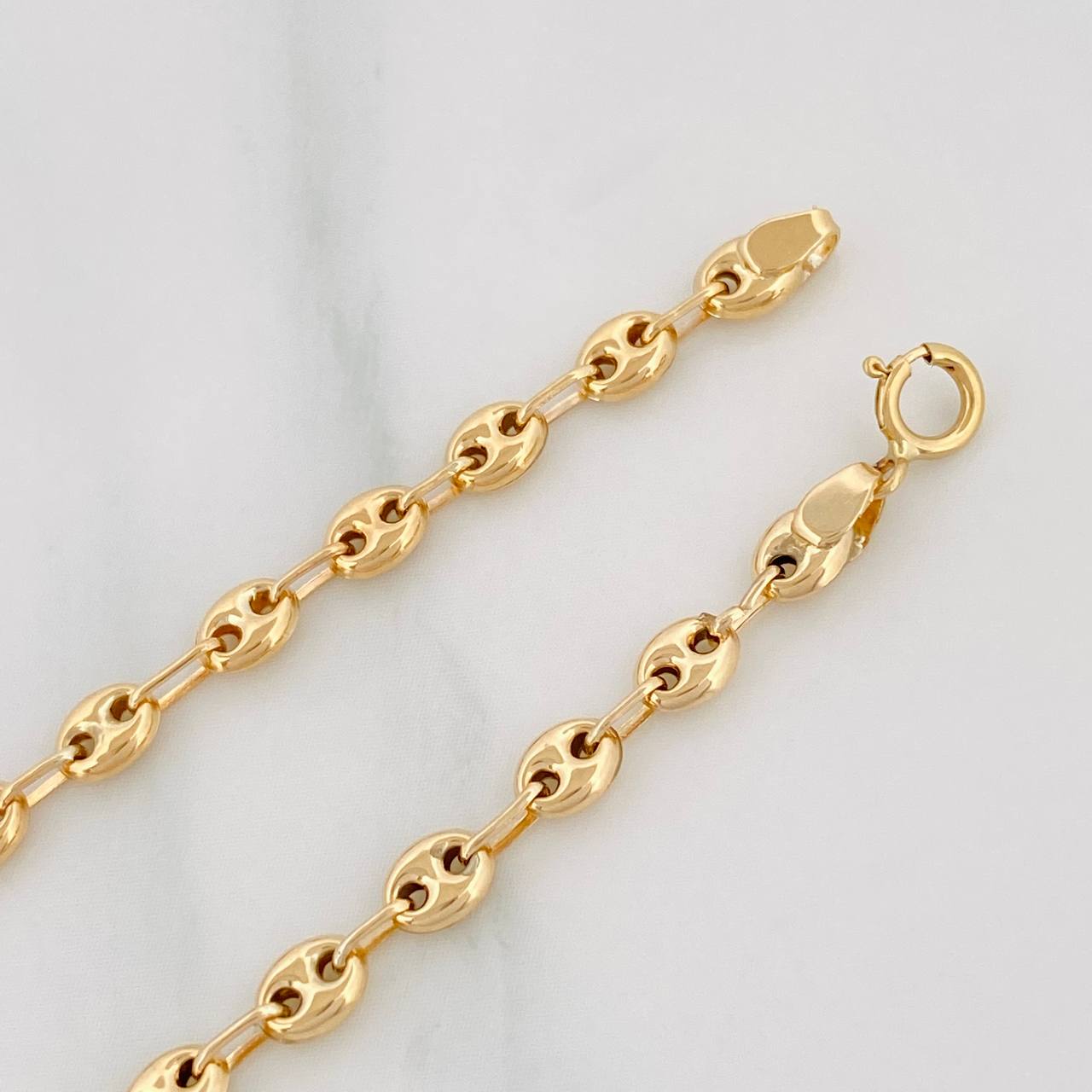 Tobillera GC 2.8g / 19cm / 3.12mm Oro Amarillo 18K
