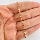 Tobillera GC 2.8g / 19cm / 3.12mm Oro Amarillo 18K