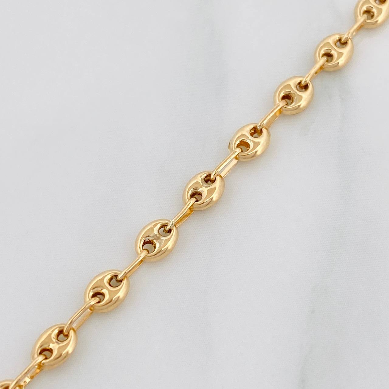 Tobillera GC 2.8g / 19cm / 3.12mm Oro Amarillo 18K