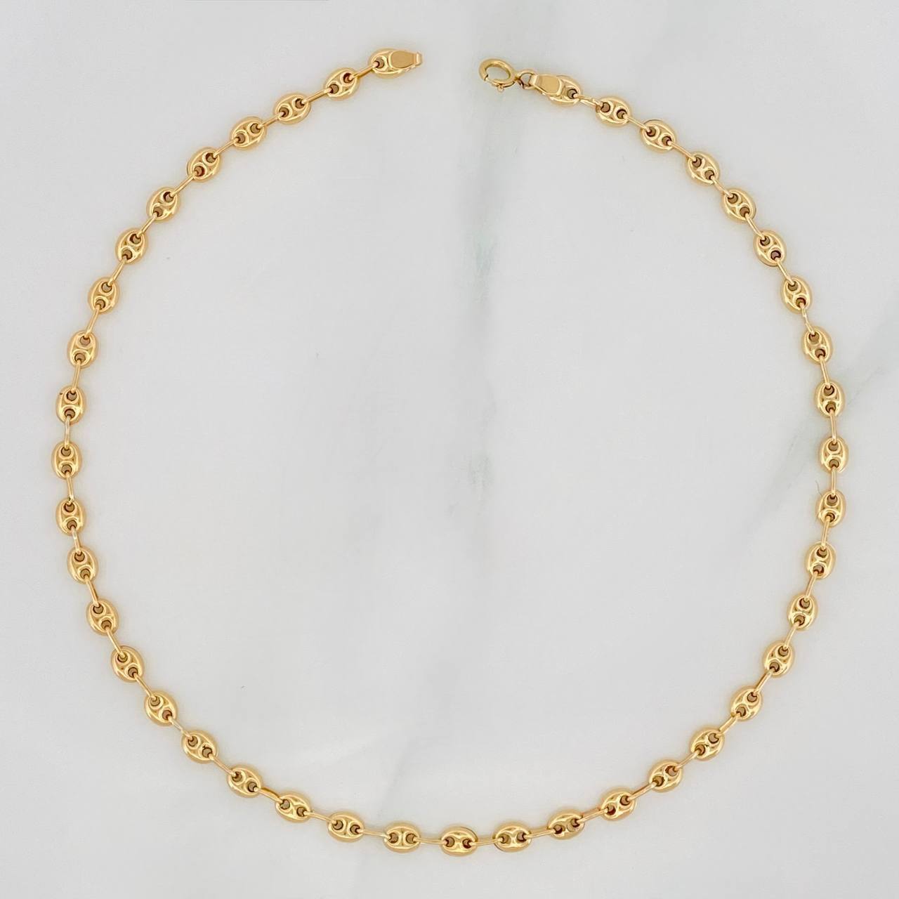 Tobillera GC 2.8g / 19cm / 3.12mm Oro Amarillo 18K