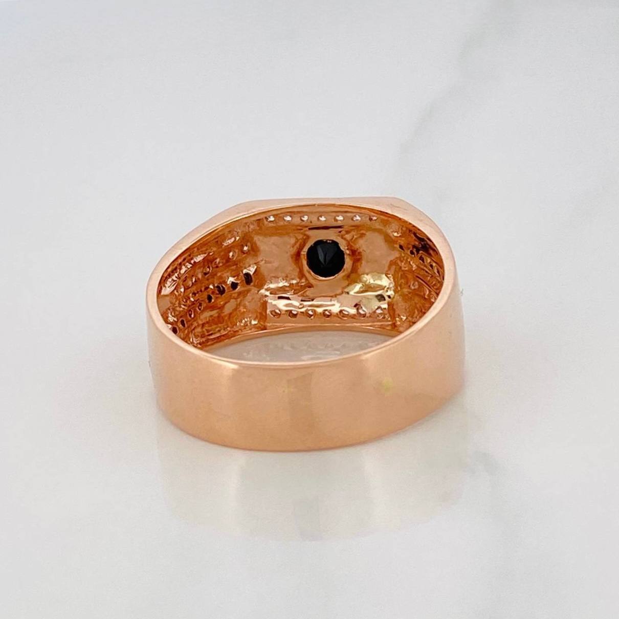 Anillo Vertice Solar 6.35g / T11 3/4 Oro Rosa 18K