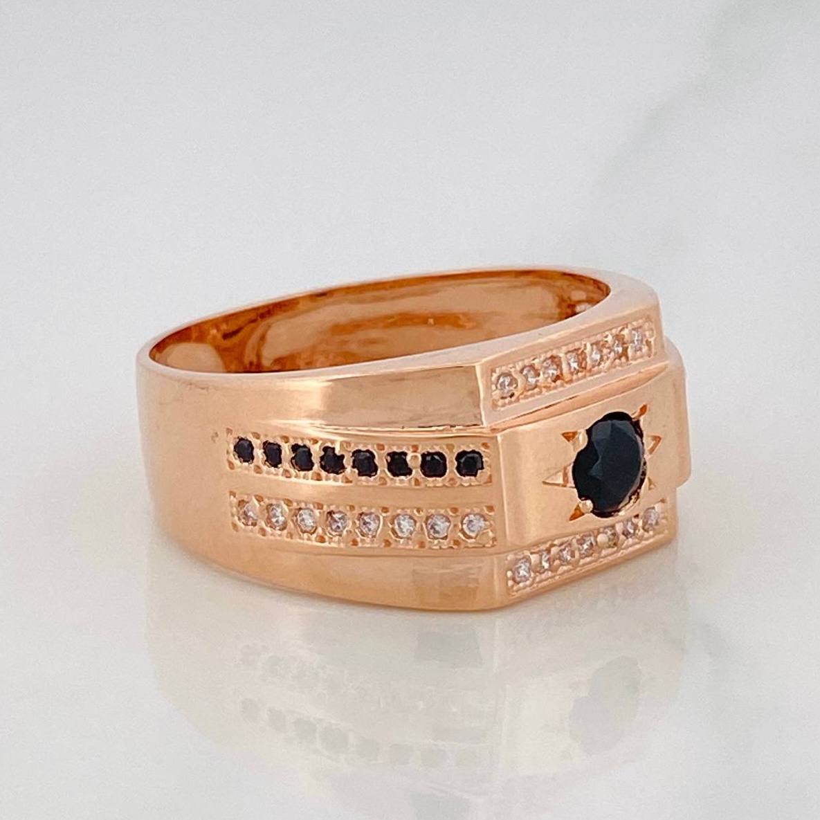Anillo Vertice Solar 6.35g / T11 3/4 Oro Rosa 18K