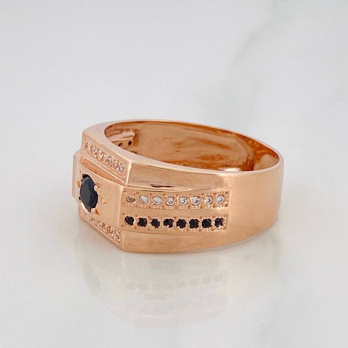 Anillo Vertice Solar 6.35g / T11 3/4 Oro Rosa 18K