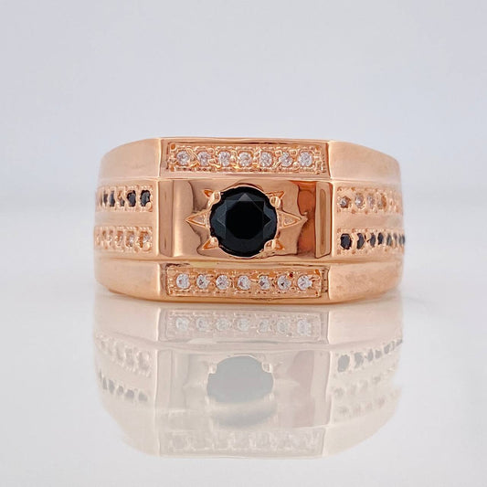 Anillo Vertice Solar 6.35g / T11 3/4 Oro Rosa 18K