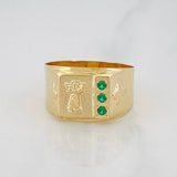 Anillo Divino Niño 3.1g / T10 1/2 Oro Amarillo 18K