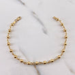 Pulso Tipo Militar 3.15gr / 19cm / 3.8mm Bolas Lisas Oro Amarillo 18K $