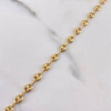 Pulso GC 2.7gr / 18.9cm / 3.5mm Liso Oro Amarillo 18K &