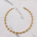 Pulso GC 2.7gr / 18.9cm / 3.5mm Liso Oro Amarillo 18K &