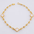 Pulso GC Trebol Nacar 3.55g / 18cm / 3.65mm Oro Amarillo 18K