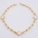 Pulso GC Trebol Nacar 3.6g / 18cm / 3.65mm Oro Amarillo 18K